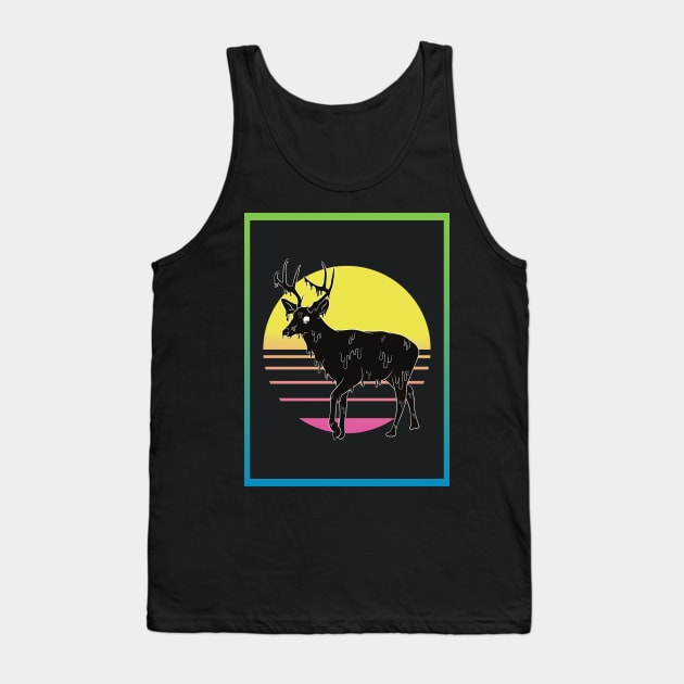 Super Grime Deer Tank Top by Jackson Lester